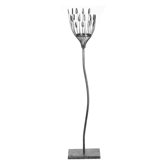 Trevi 93Cm Metal Floor Candlestick