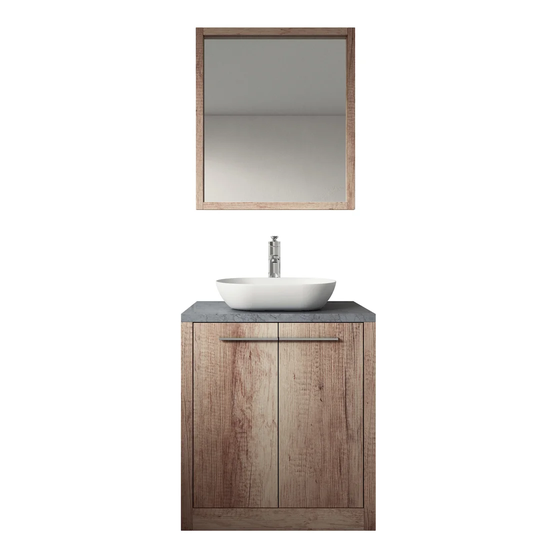 Gouaro 540mm Vanity and Mirror Set