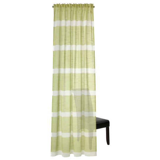 Fowey Slot Top Semi Sheer Curtain