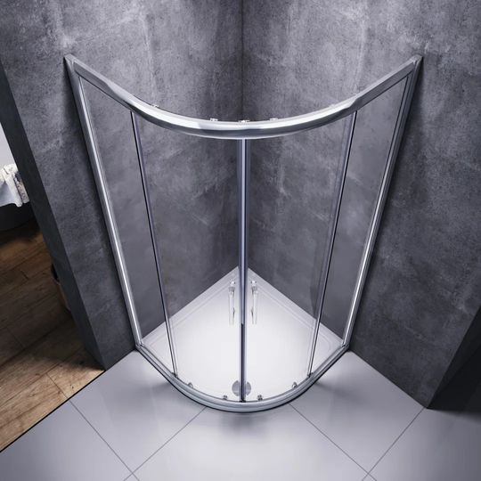 Belfry Bathroom Quadrant Shower Enclosure Round Shower 100X100 Corner Entry Shower Enclosure Sliding Door Quadrant Shower