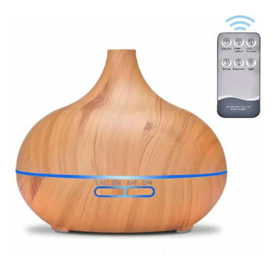 Essential Oils Diffuser, Ultrasonic Air Humidifier Electric Fragrance Diffuser Quiet Auto Shut Off 7 Changing Colors