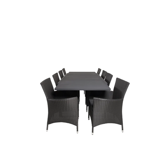 Geir 8 Seater Dining Set with Cushions