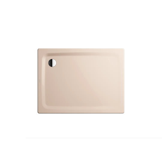 SUPERPLAN mit Wannenträger 1200 x 1000 mm Steel Enamel Shower Tray - Beige