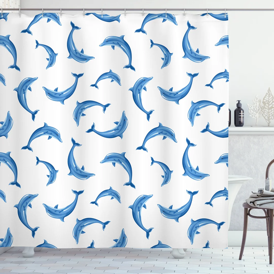 Bhola 13 Piece Polyester Shower Curtain Set
