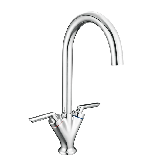 Piqua Twin Lever Monobloc Tap