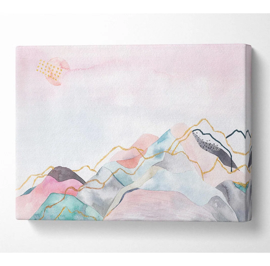 The Mountain View - Wrapped Canvas Art Prints