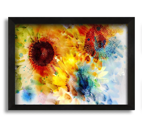 Sunflower - Picture Frame Painting on Canvas