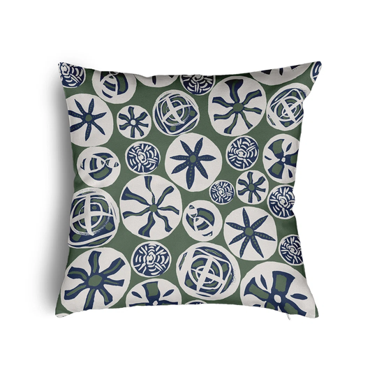 Crowle Bay Treasure Down Geometric Square Scatter Cushion with Filling
