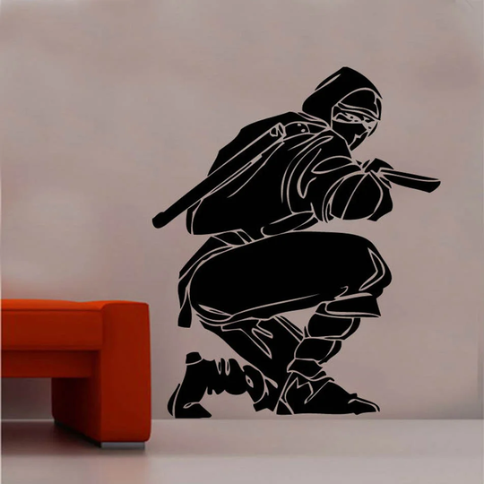 Ninja Fighter Wall Sticker