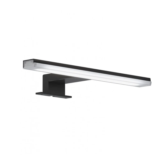 Nannore 1 - Light Black/White Mirror Light