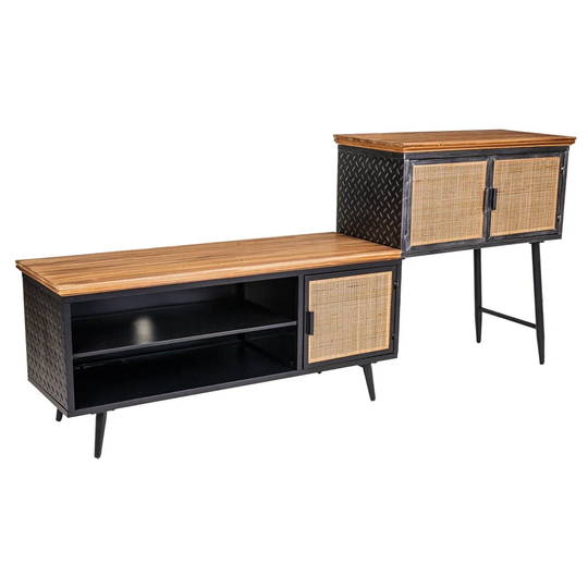 CABINET(METAL & WOOD & RATTAN )