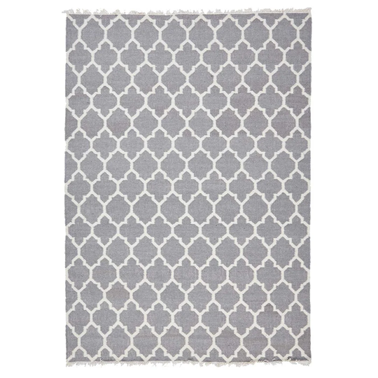 Georges Handmade Kilim Wool Grey Rug