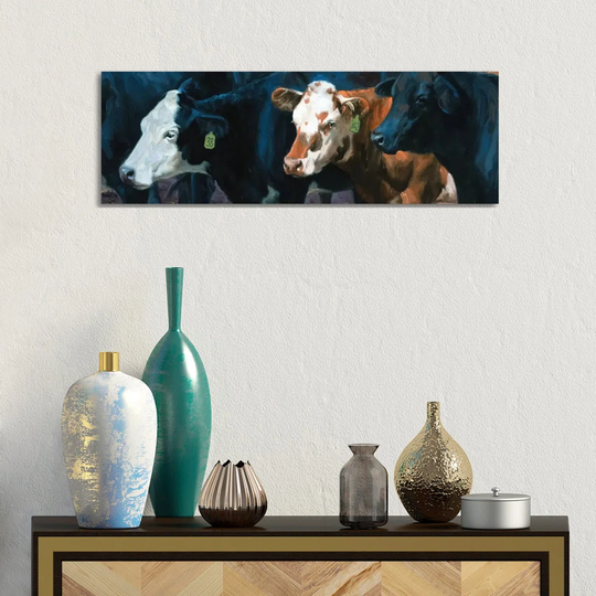 The Gossips by Jack Sorenson - Wrapped Canvas Panoramic Art Prints