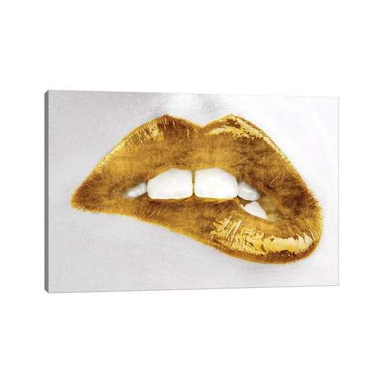Luscious Gold' Graphic Art Print on Wrapped Canvas