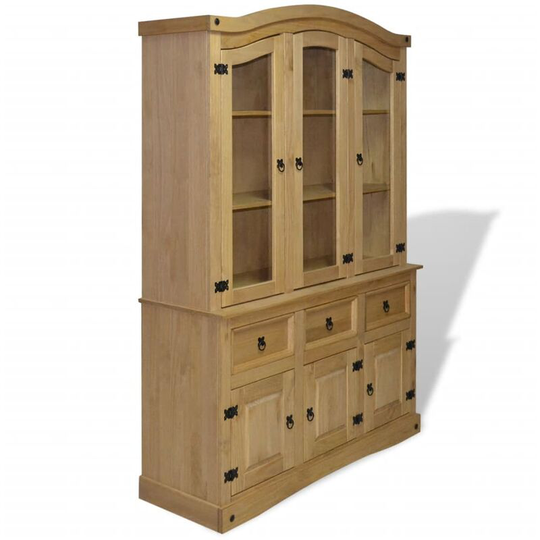Harry Display Cabinet by August Grove - Brown