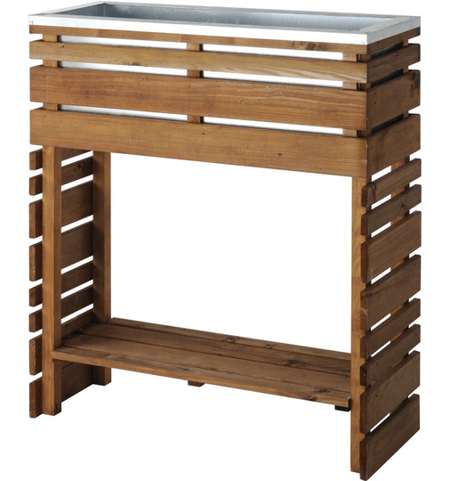 Bintou Wood Elevated Planter