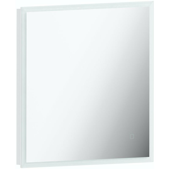Mayne led illuminated mirror 600 x 600mm with demister - Silver - Mode