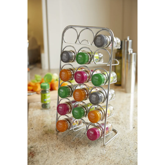 Pisa Chrome 18-jar Spice Rack