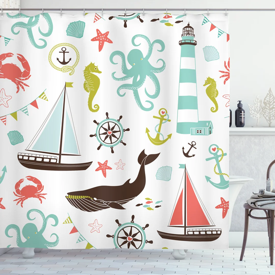 Beldon Polyester Shower Curtain Set
