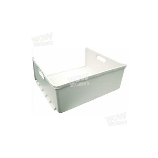 Hotpoint Indesit Fridge Freezer Upper Drawer, 434 x 394 mm. Genuine Part Number - White