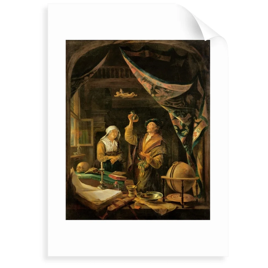 The Urine Doctor by Sandro Botticelli - Painting Print