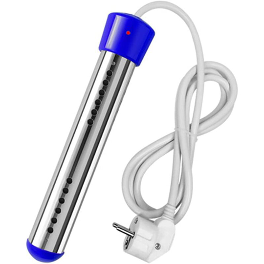 Perlerare - 2000W Electric Water Heater Boiler Hot Water Instant Immersion Dip Cup Macine Heater Portable Portable Pool eu Plug Silver(blue)