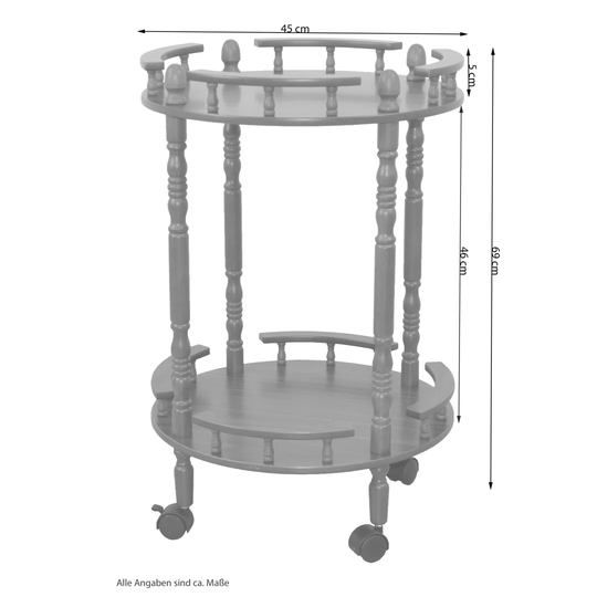 Kathlene Serving Cart