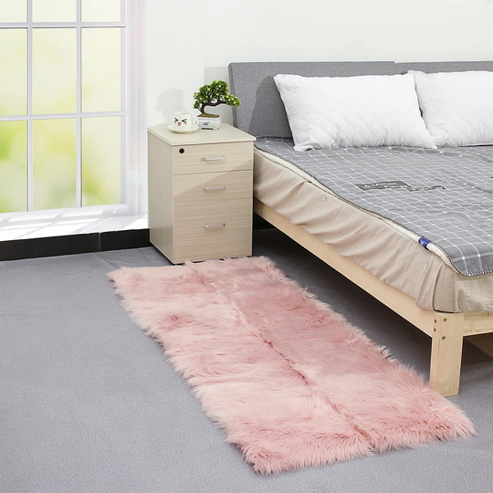 Power Loom Pink Rug
