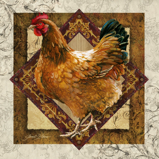 Mother Hen by Janet Stever - Wrapped Canvas Art Prints