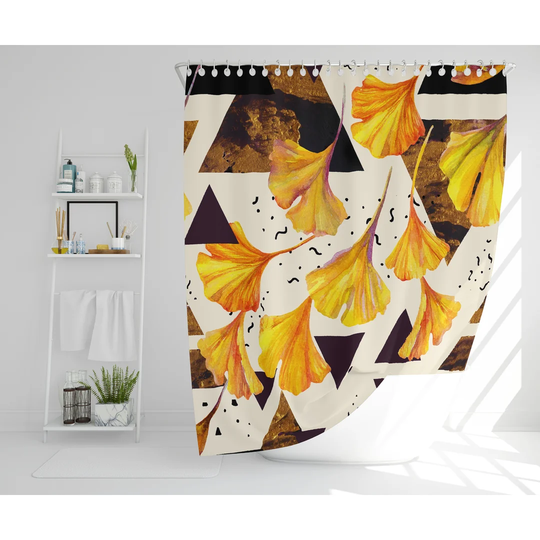 Weybossett Polyester Shower Curtain Set