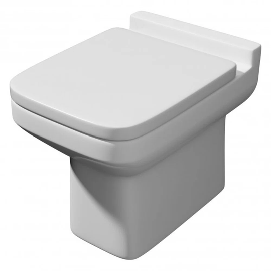 K-Vit Trim Back to Wall Toilet Pan & Soft Close Seat