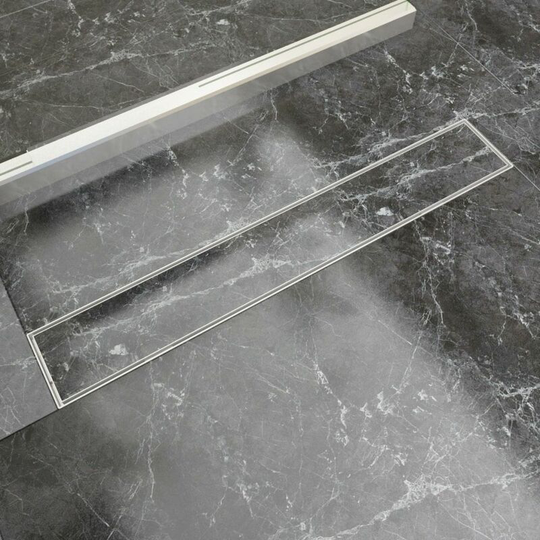 Linear Shower Drain 730x140 mm Stainless Steel