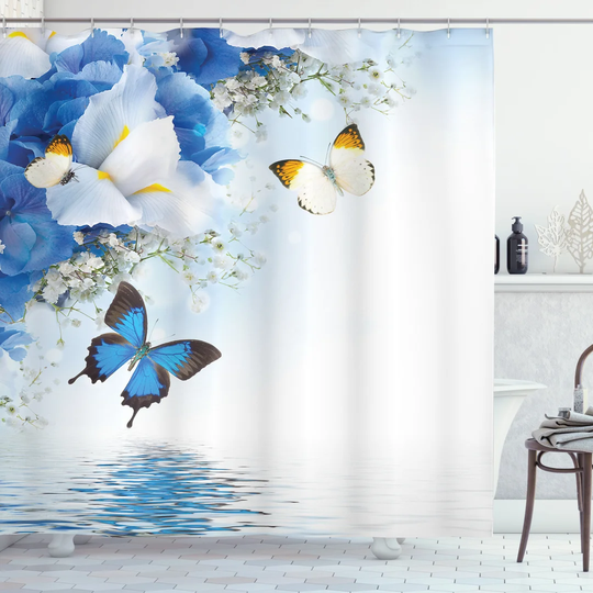 Mary-Grace Polyester Shower Curtain