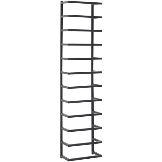 Vidaxl - Towel Rack Black 24x12x96 cm Steel Black