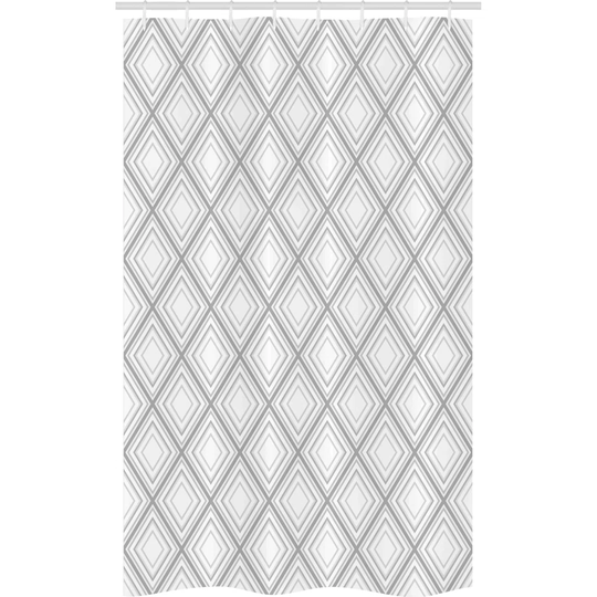 Inarah 8 Piece Polyester Shower Curtain Set + Hooks
