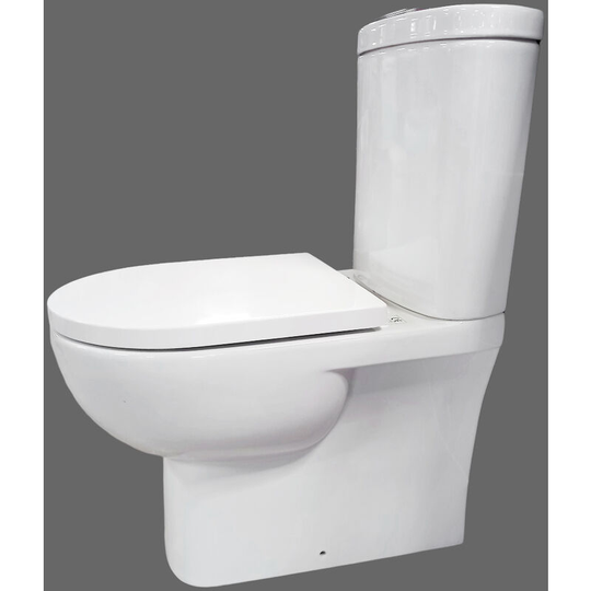 Ex-Bathstore Rak Ceramics Tonique Newton Close Coupled Toilet + Seat