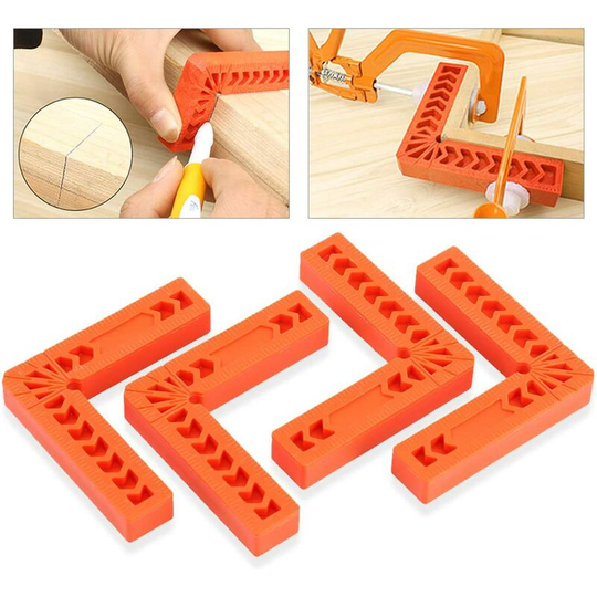 Soekavia - Set of 4 Woodworking 90 Degree Right Angle Positioning Squares, Photo co.ukames, Boxes, Cabinets or Drawers, l Type Right Angle Ruler,