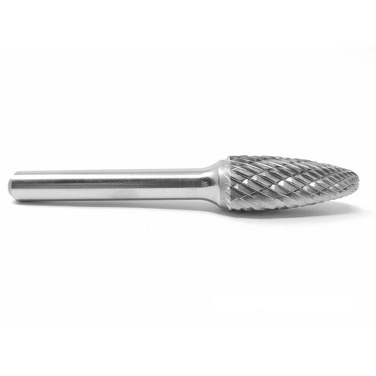 Superseller - 1Pc Double Cut Tungsten Carbide Burr Bur Cutting Tool Die Grinder Bit 1/4 Inch Shank