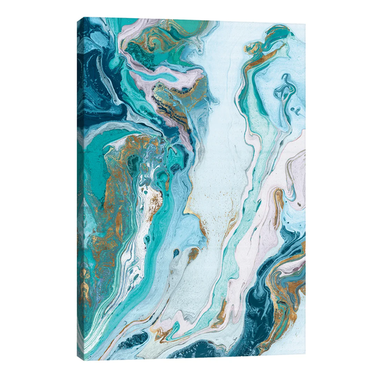 Marble Petroleum II by Eva Watts - Wrapped Canvas Graphic Art Print