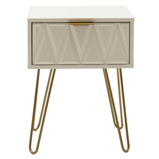 Nanci 1 Drawer Bedside Table