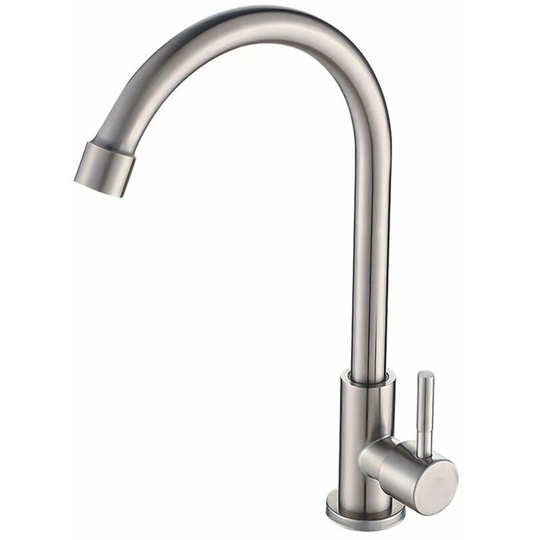 304 Stainless Steel Faucet Single Cold Faucet Kitchen Balconum Faucet