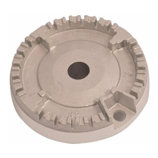 Hob Burner Ring - Medium for Hotpoint/Cannon/Indesit/Creda Cookers and Ovens