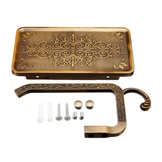 Betterlifegb - Toilet Paper Holder Black Toilet Paper Holder Antique Brass Toilet Paper Holder Towel Holder Towel Holder Bathroom Accessories