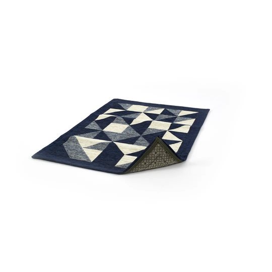 Schmitz Origami Hooked Blue/White Rug