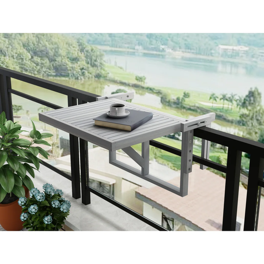 Georgios Folding Wooden Balcony Table