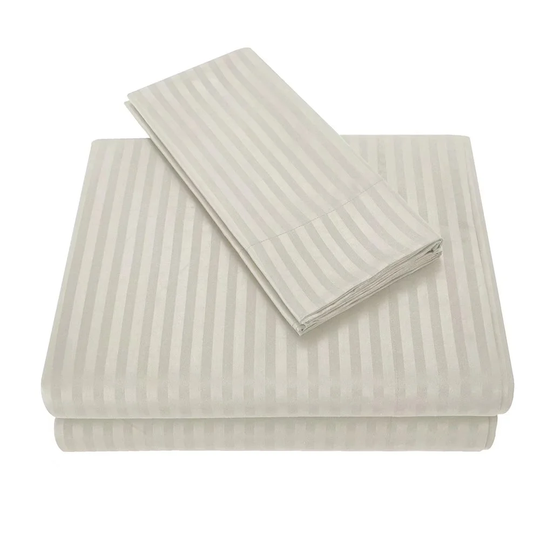 Helotes Striped Satin Sheet Set