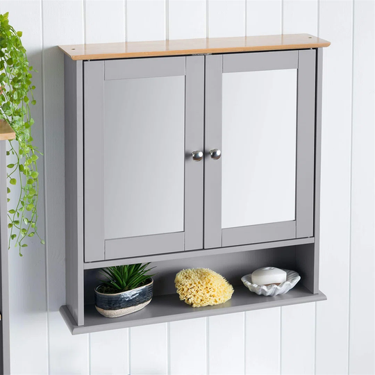 Metamora 56cm x 58cm Surface Mount Mirror Cabinet