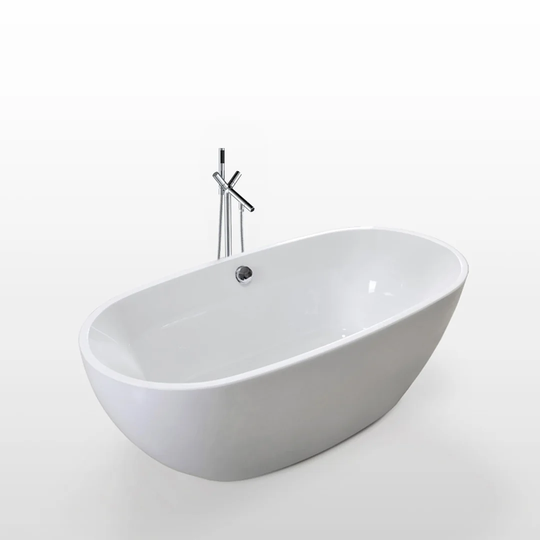 Carol Freestanding Bathtub Modern Design Bath Tub Faucet 170 x 85cm New