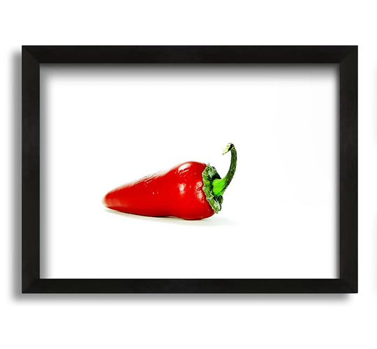 Hot Pepper - Picture Frame Graphic Art on Canvas