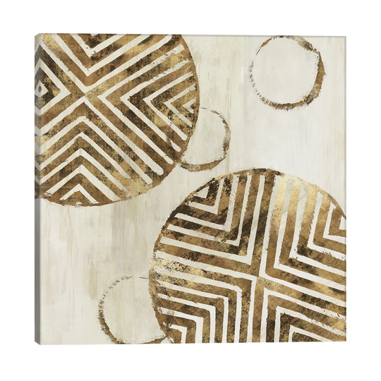 African Composition by Eva Watts - Wrapped Canvas Painting Print